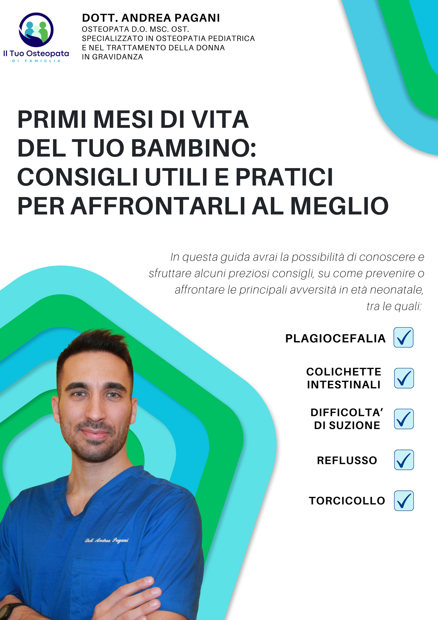 GUIDA PDF PRATICA SU PLAGIOCEFALIA, COLICHETTE E ALTRE PROBLEMATICHE IN ETA' NEONATALE